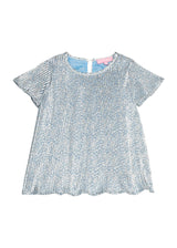 Crinkle Top - Blue Crinkle Stars