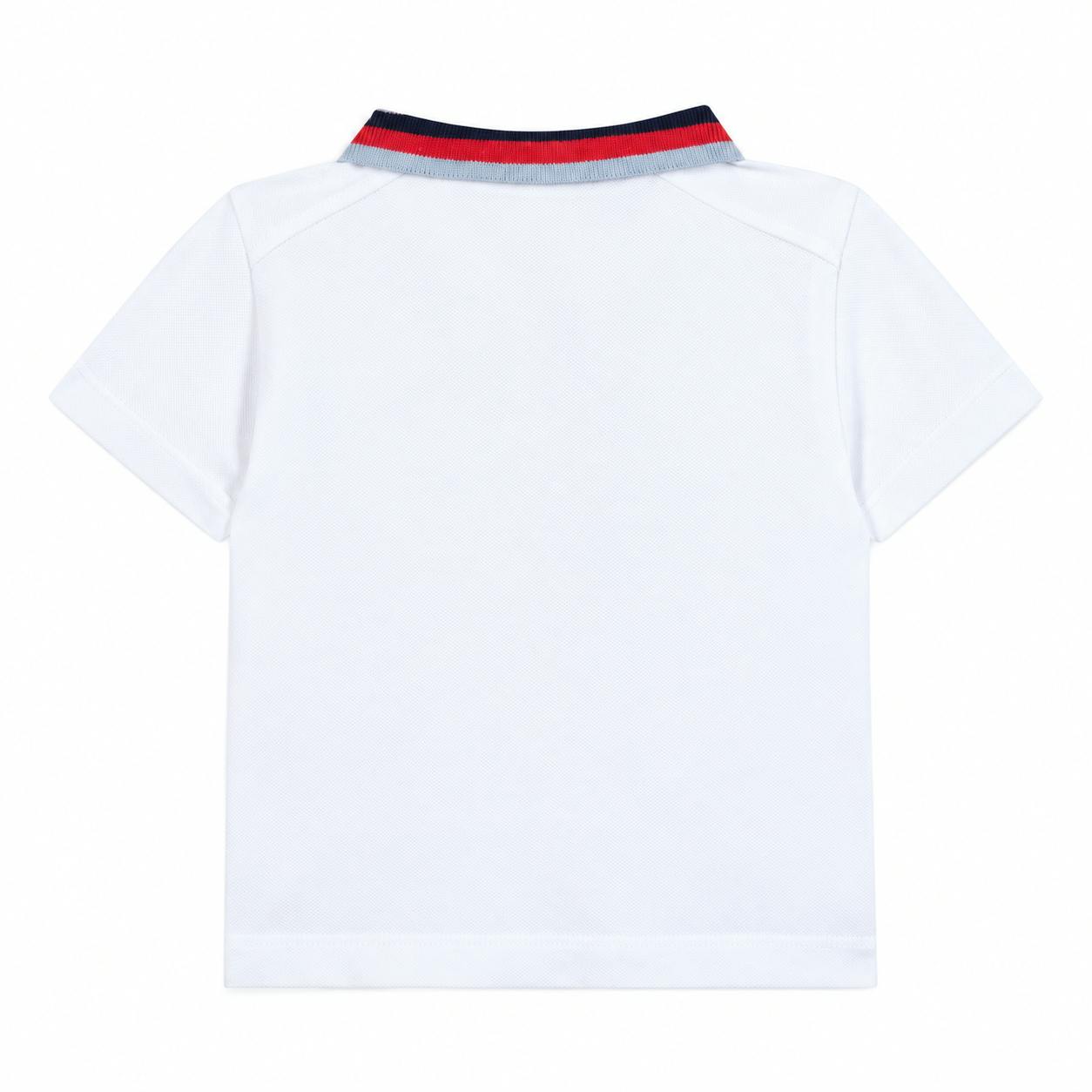 TARTINE ET CHOCOLAT Badminton Baby Polo - Blanc