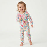 Petal Parade Long Sleeve & Pants Kids Pajamas