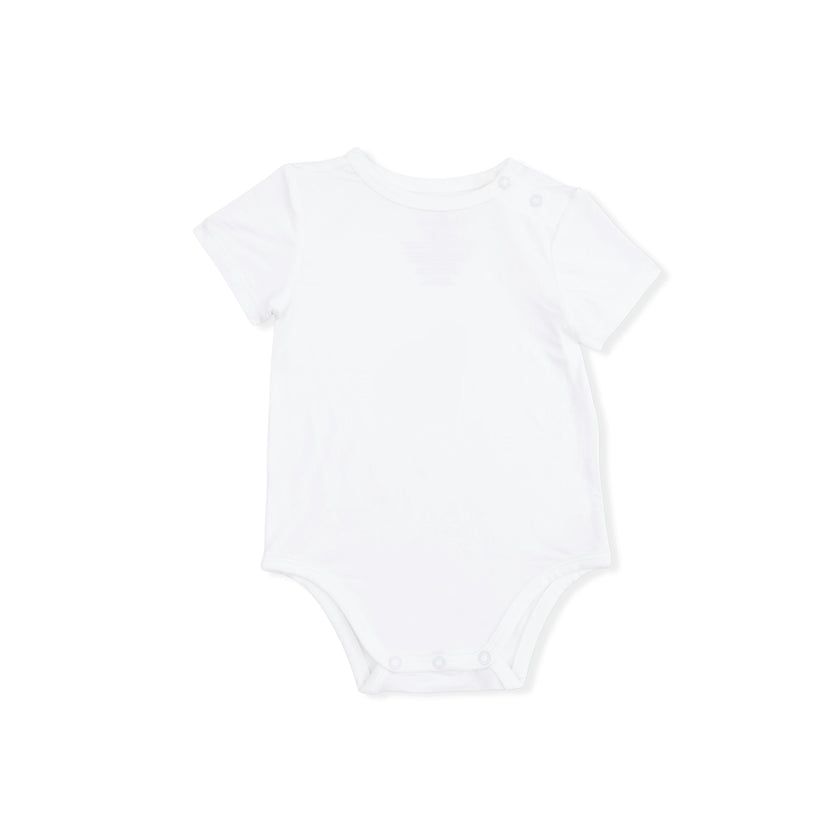 Cute Farm Animals Appliques - Overall Shortie with Short Sleeve Bodysuit