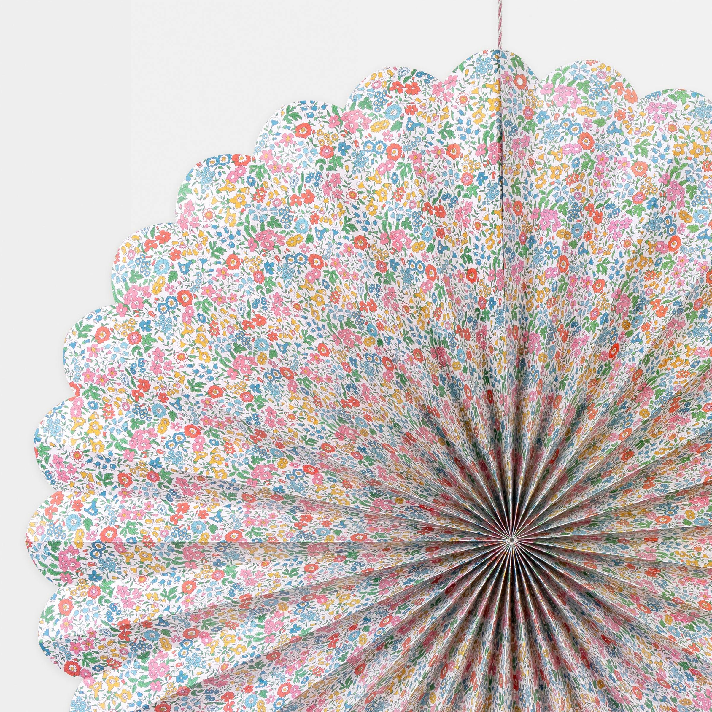 Meri Meri x Liberty Giant Pinwheel Decorations