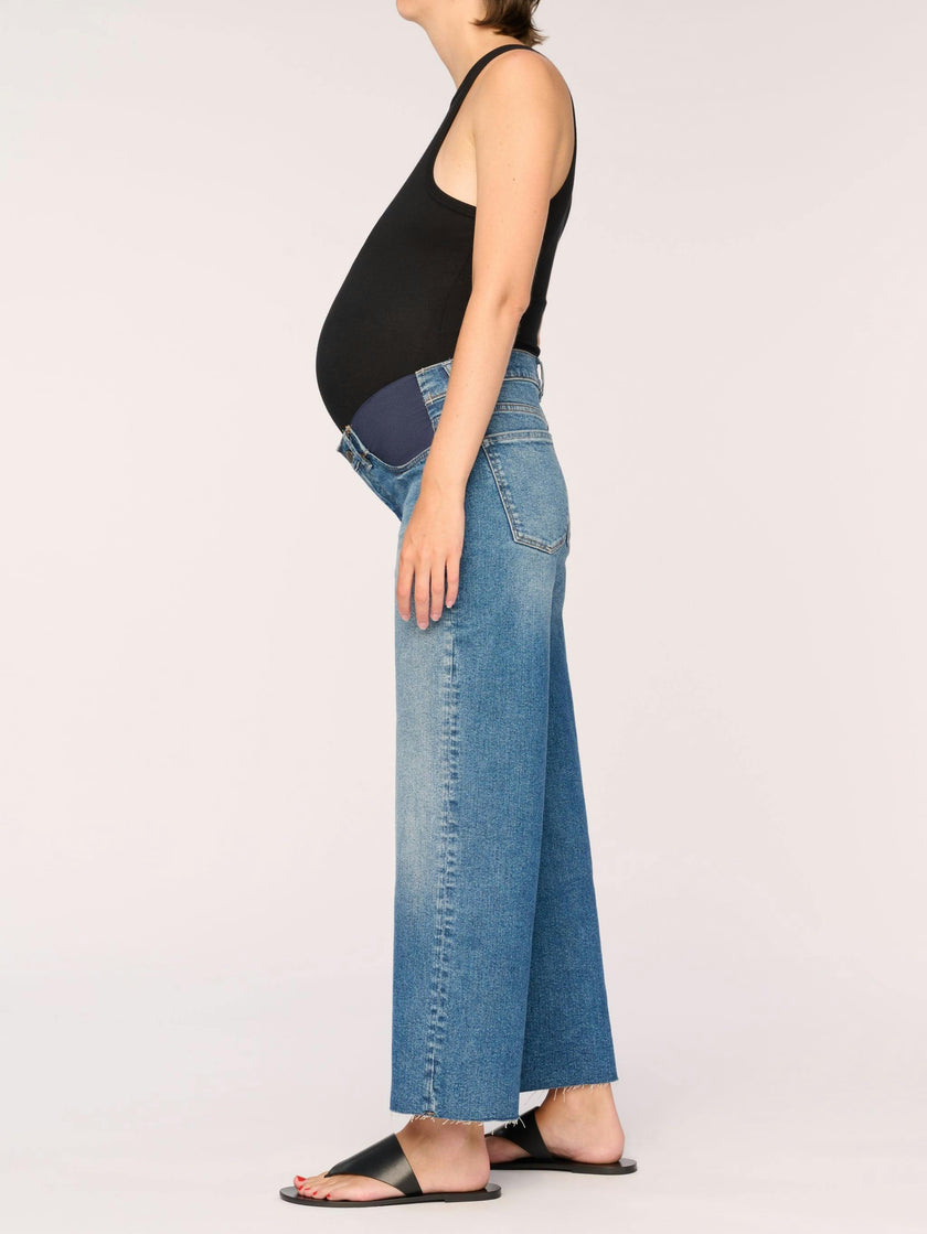 Hepburn Maternity Wide Leg Vintage Jeans | East Lake