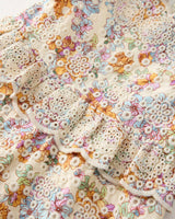 Posie Cotton Embroidered Romper (Baby)