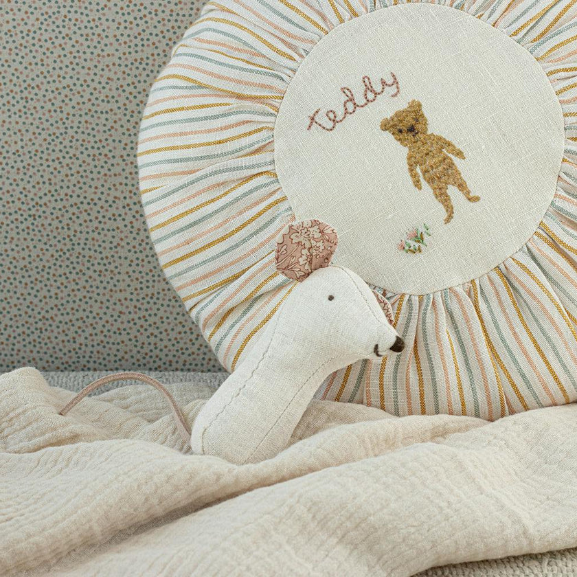 Lullaby Friend Rattles, Mouse - Natural