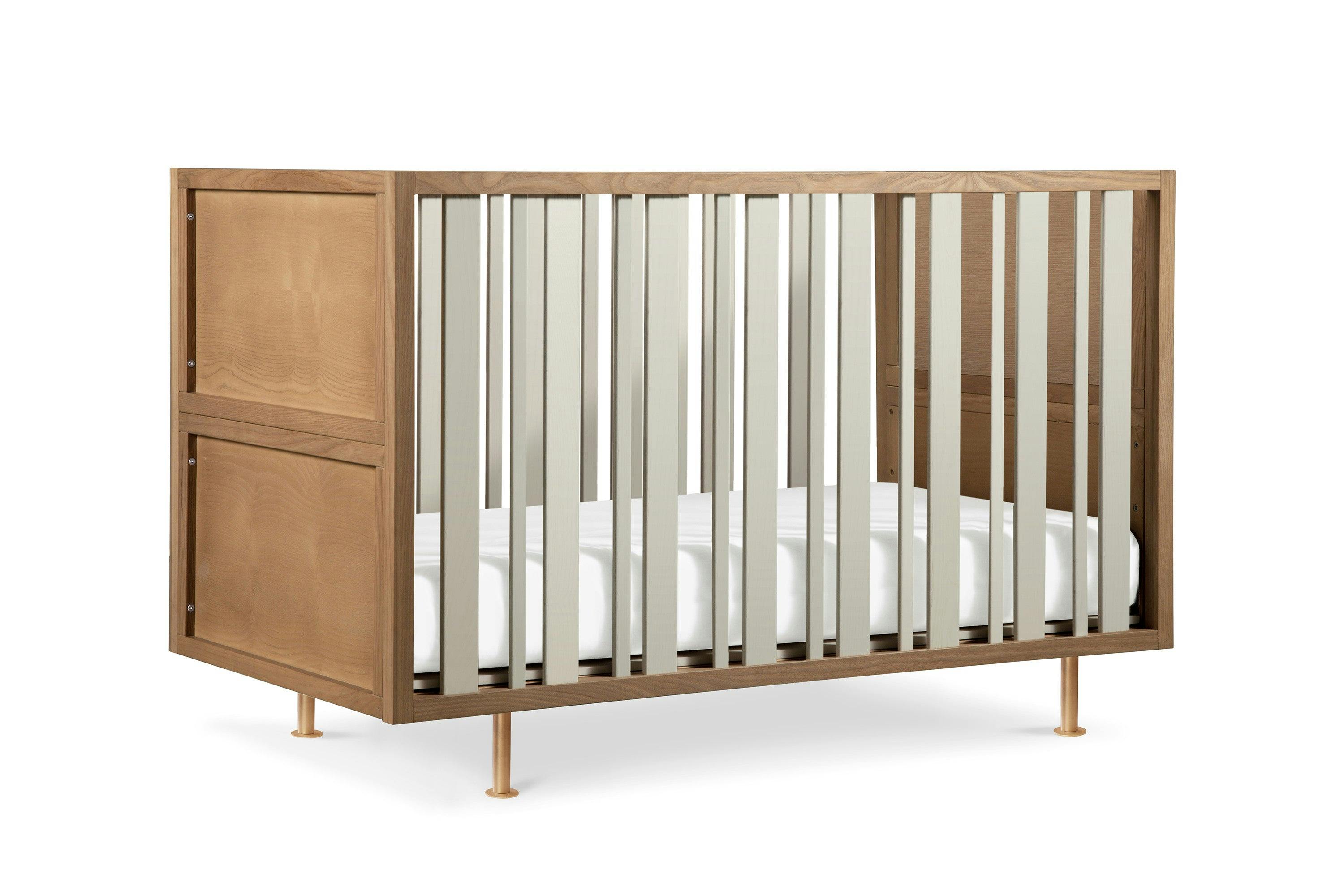 Nursery Works Novella Crib In Stained Ash / Ivory Finish