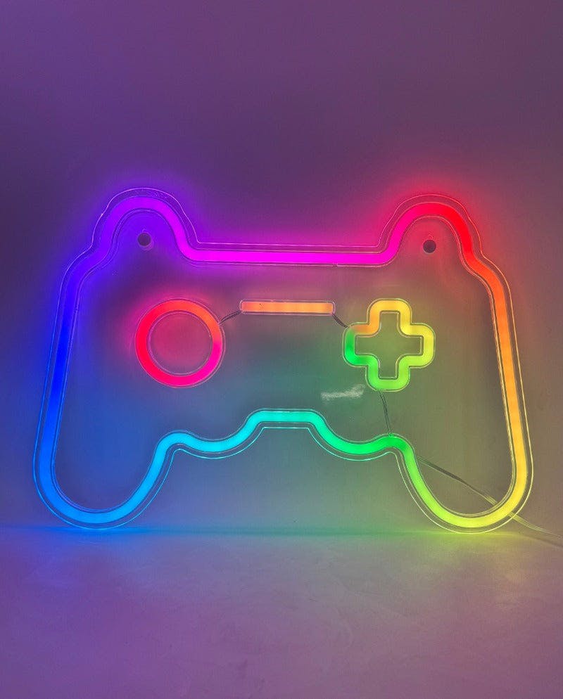 RGB Color Changing Neon Sign-Gamer