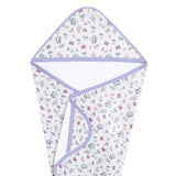 Premium Baby Knit Hooded Towel - Minnie Mouse's Bowquet