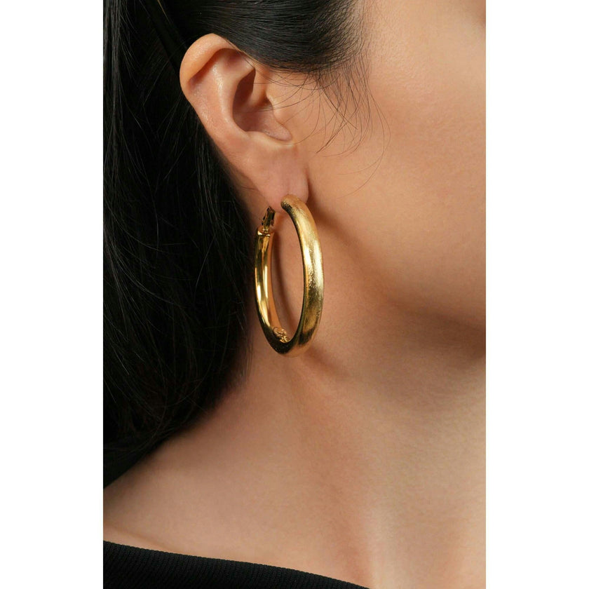 Retro Large Hoop Earrings