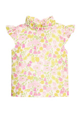 Angel Sleeve Tinsley Top - Bedford Buttercup