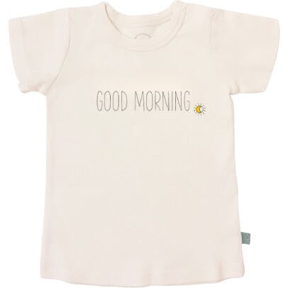 graphic tee | good morning