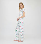 The Kelly Pajama Set - Flower Pots