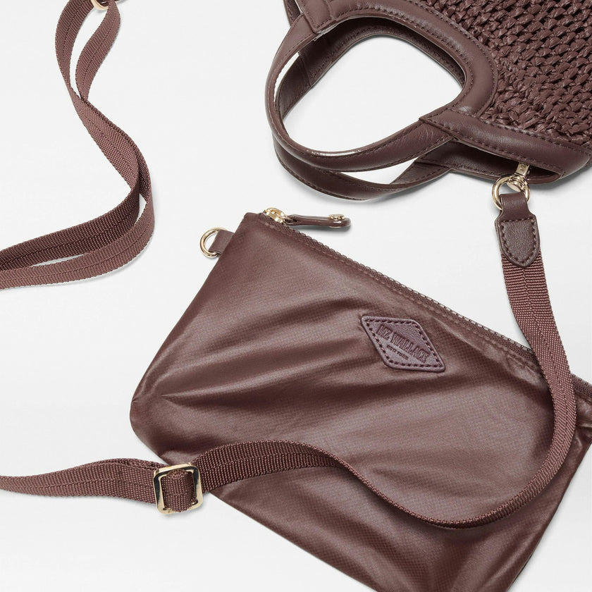 Brown Crochet Mini Crochet Georgica Tote