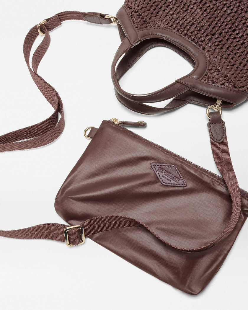 Brown Crochet Mini Crochet Georgica Tote