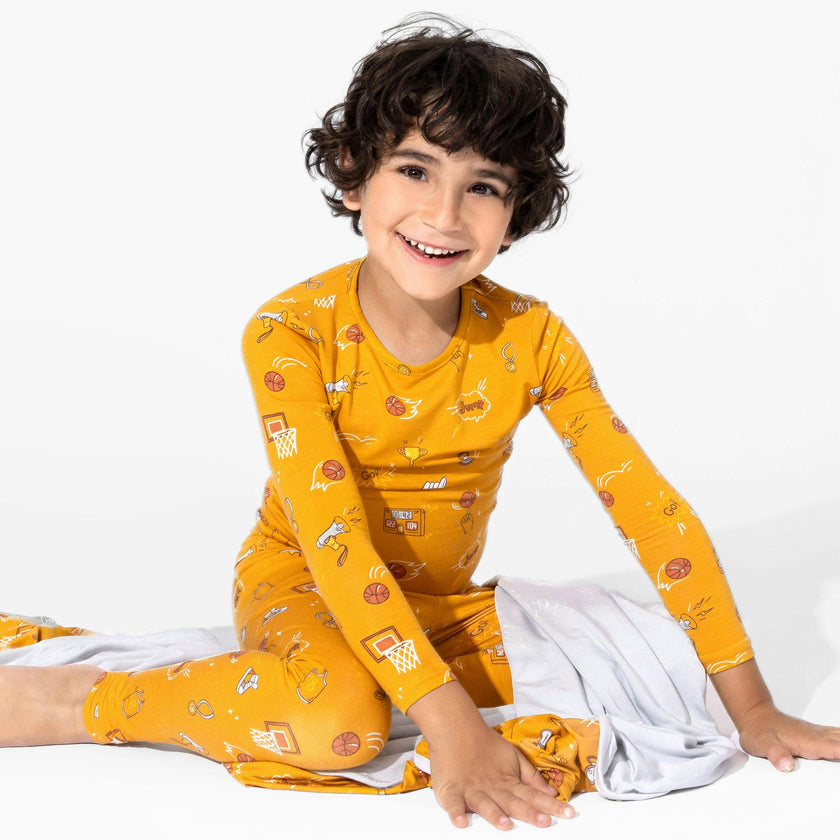 Basketball Bamboo Kids Pajamas