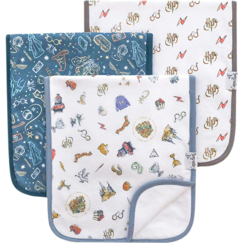 Premium Cotton Fleece Burp Cloth Set