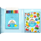 Yummy Yummy Scented Coloring Kit - Markers Stickers Coloring Book
