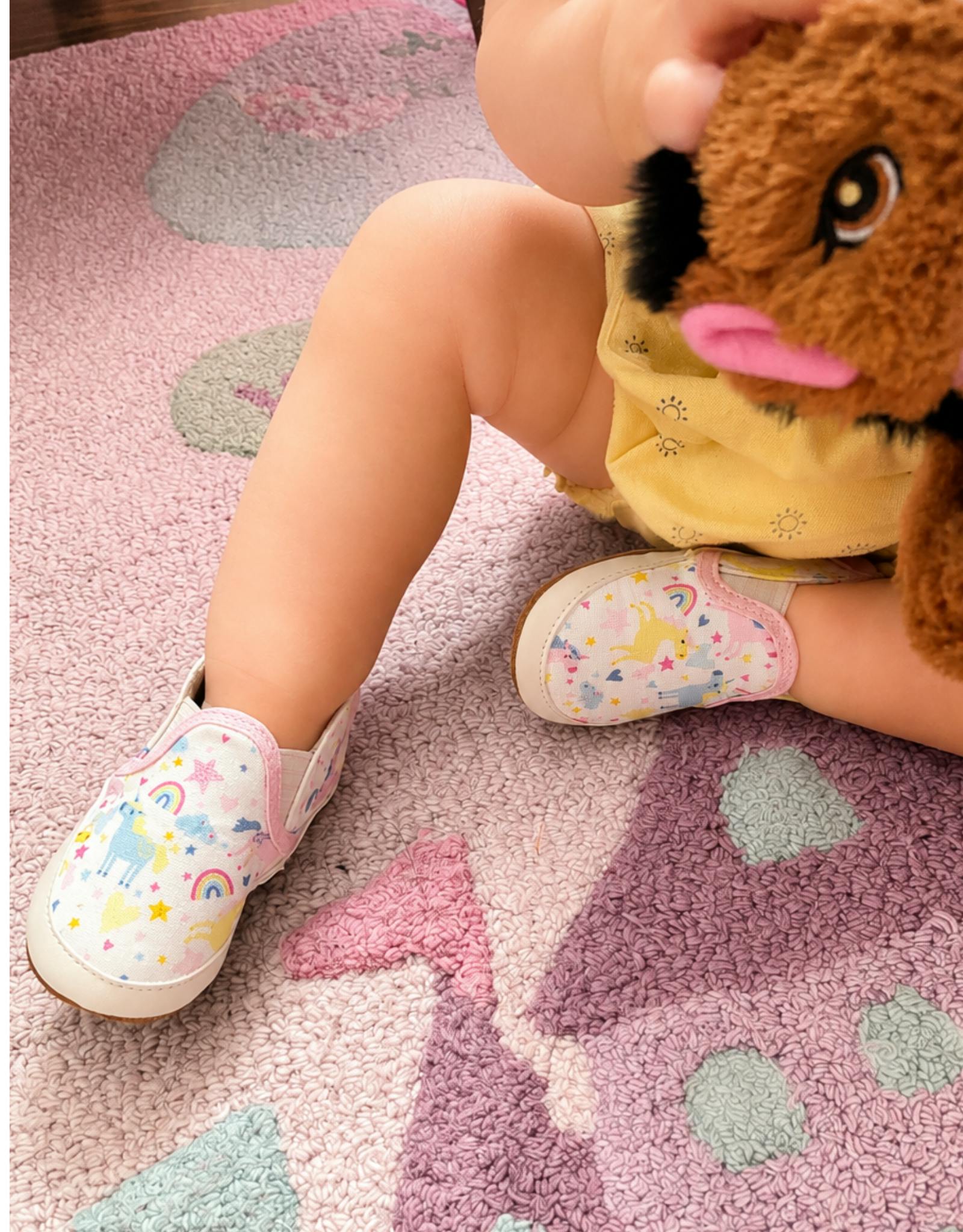 Mini Unicorn Soft Soles in White