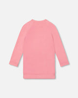 Tunic Tee With Embroidered Pockets Light Pink