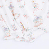 Carousel with Bows - Classic Puff Sleeve Babydoll Bubble