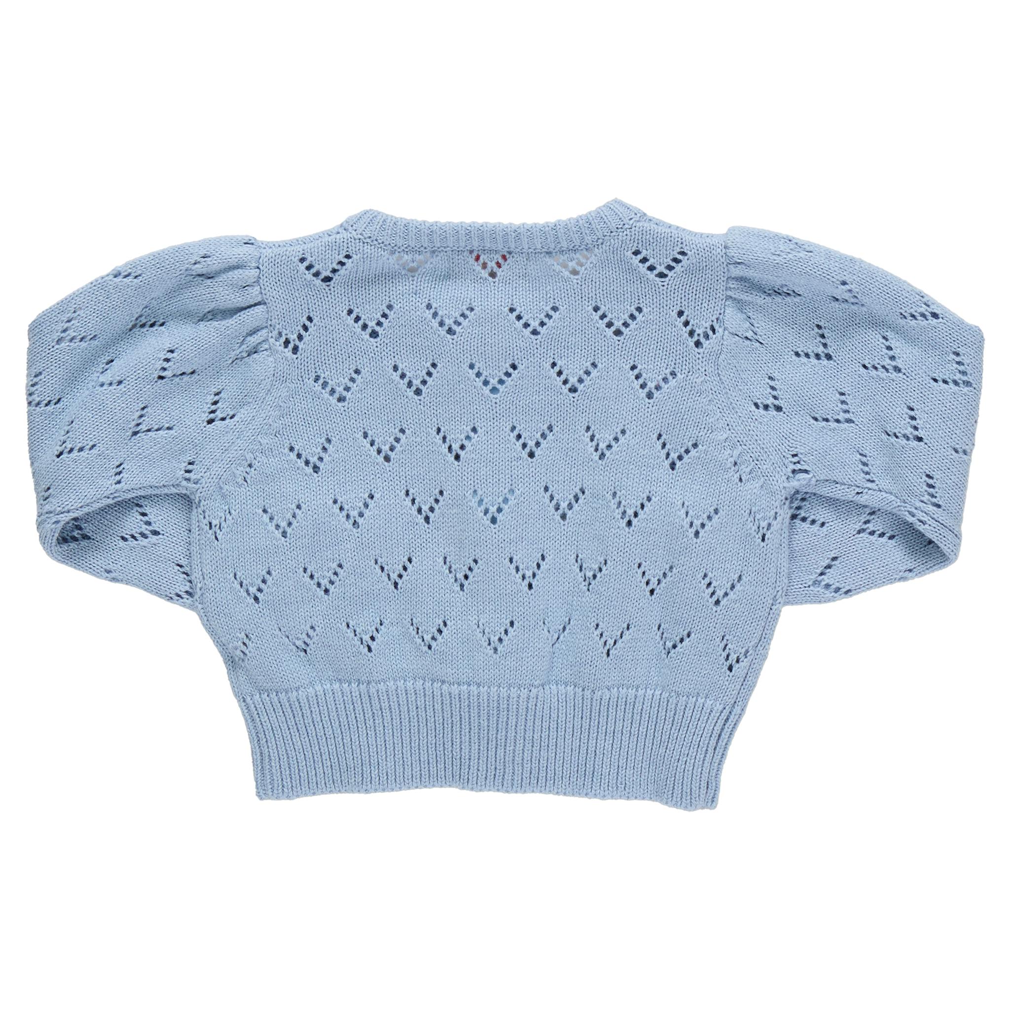 Girls Sadie Sweater - Light Blue