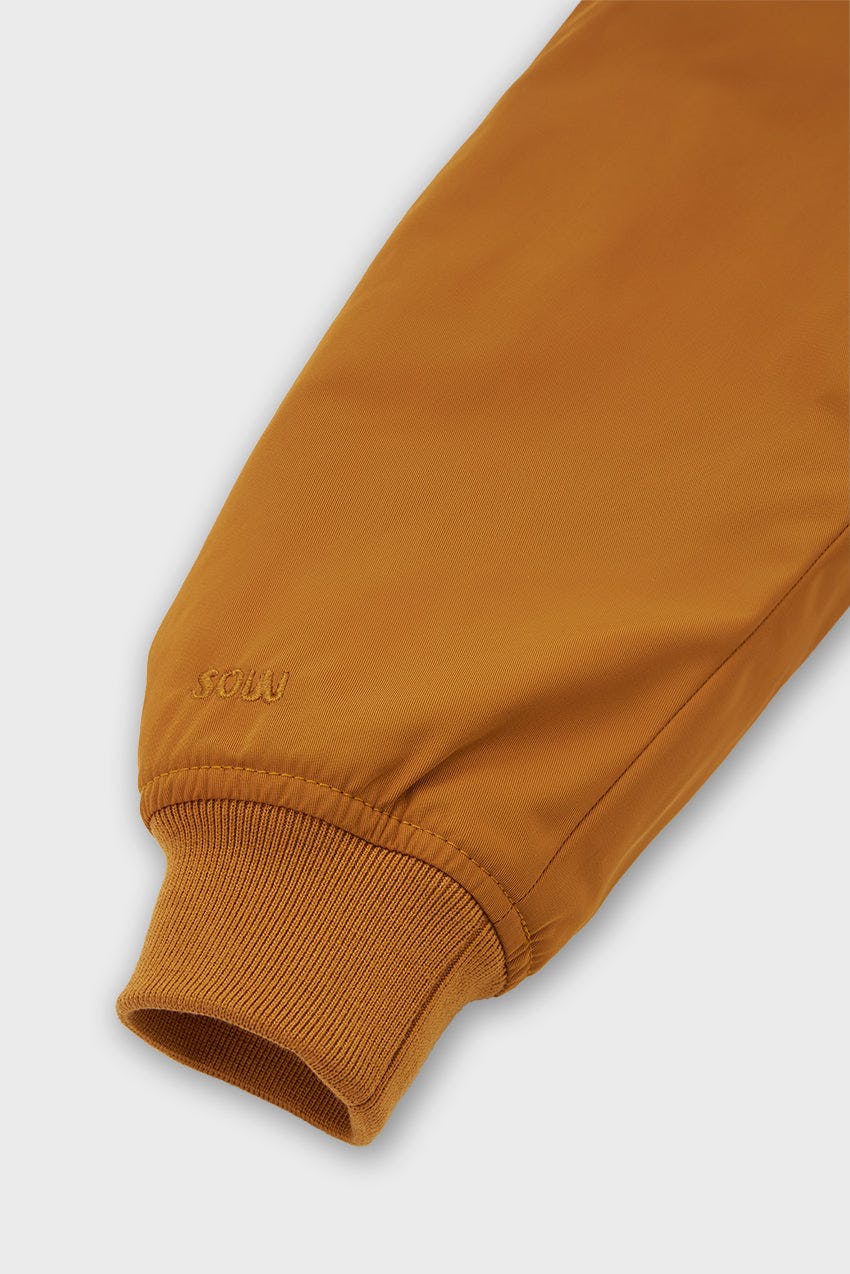 Padded Bomber Jacket With Removable Hood