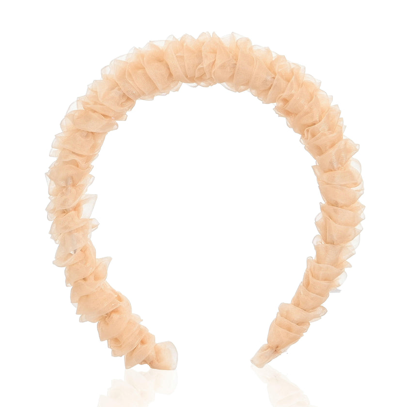 Ruffled Sheer Headband