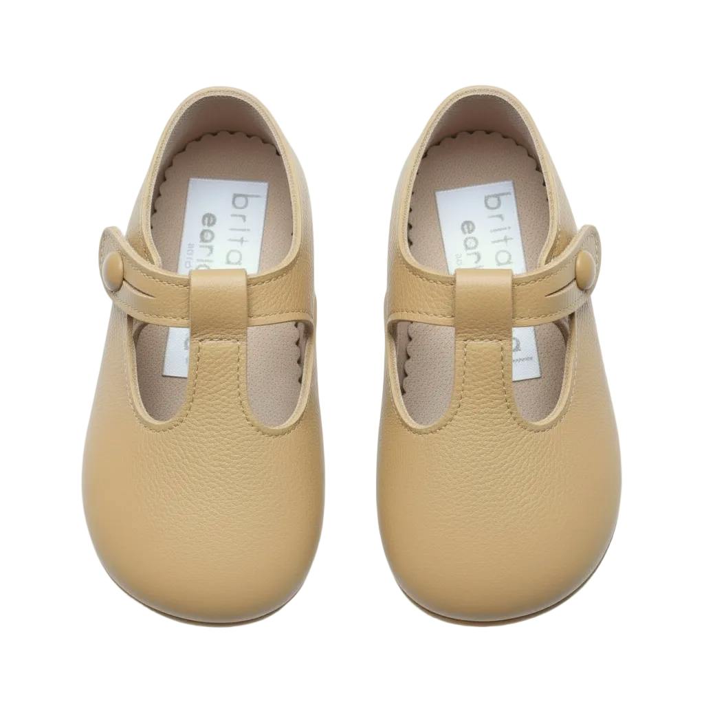 Alex British Pre-Walker Baby Shoes - Camel