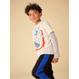 Skater Moon Layered Tee, Natural