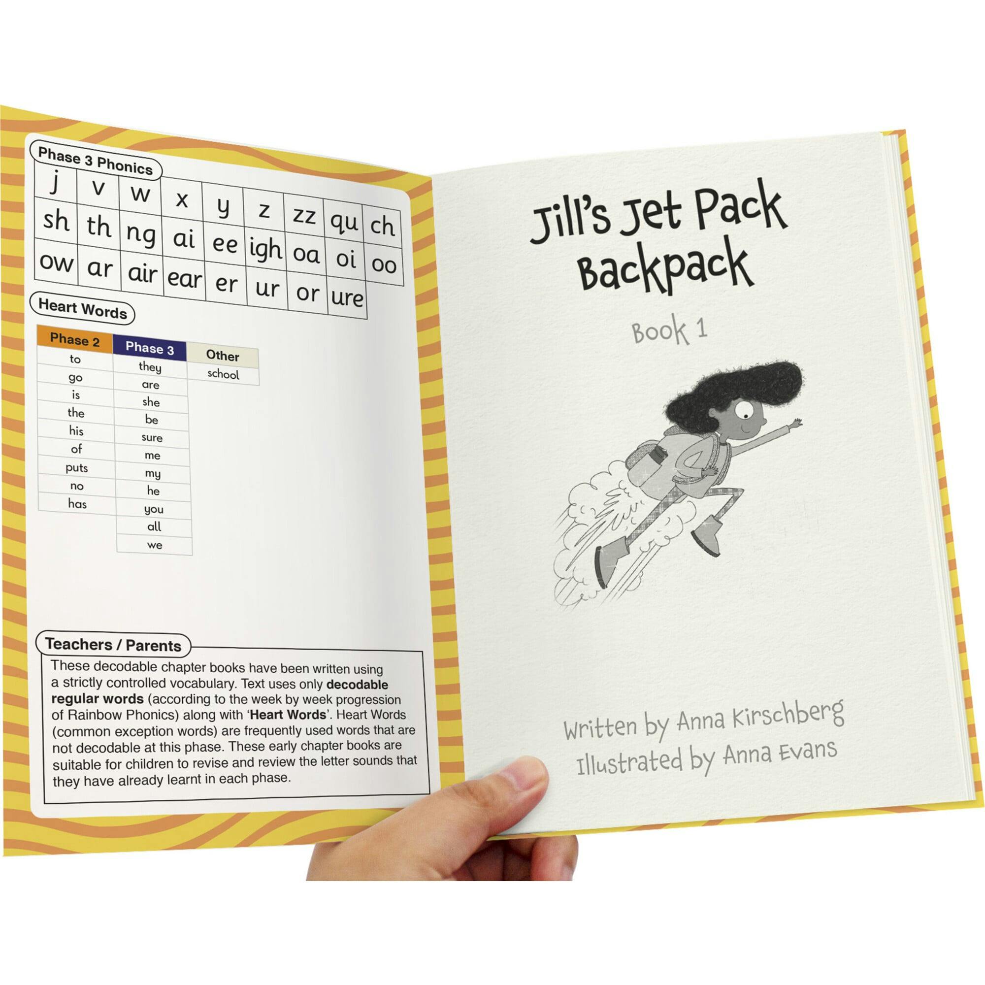 Jill Jet  Decodable Reader Chapter Books