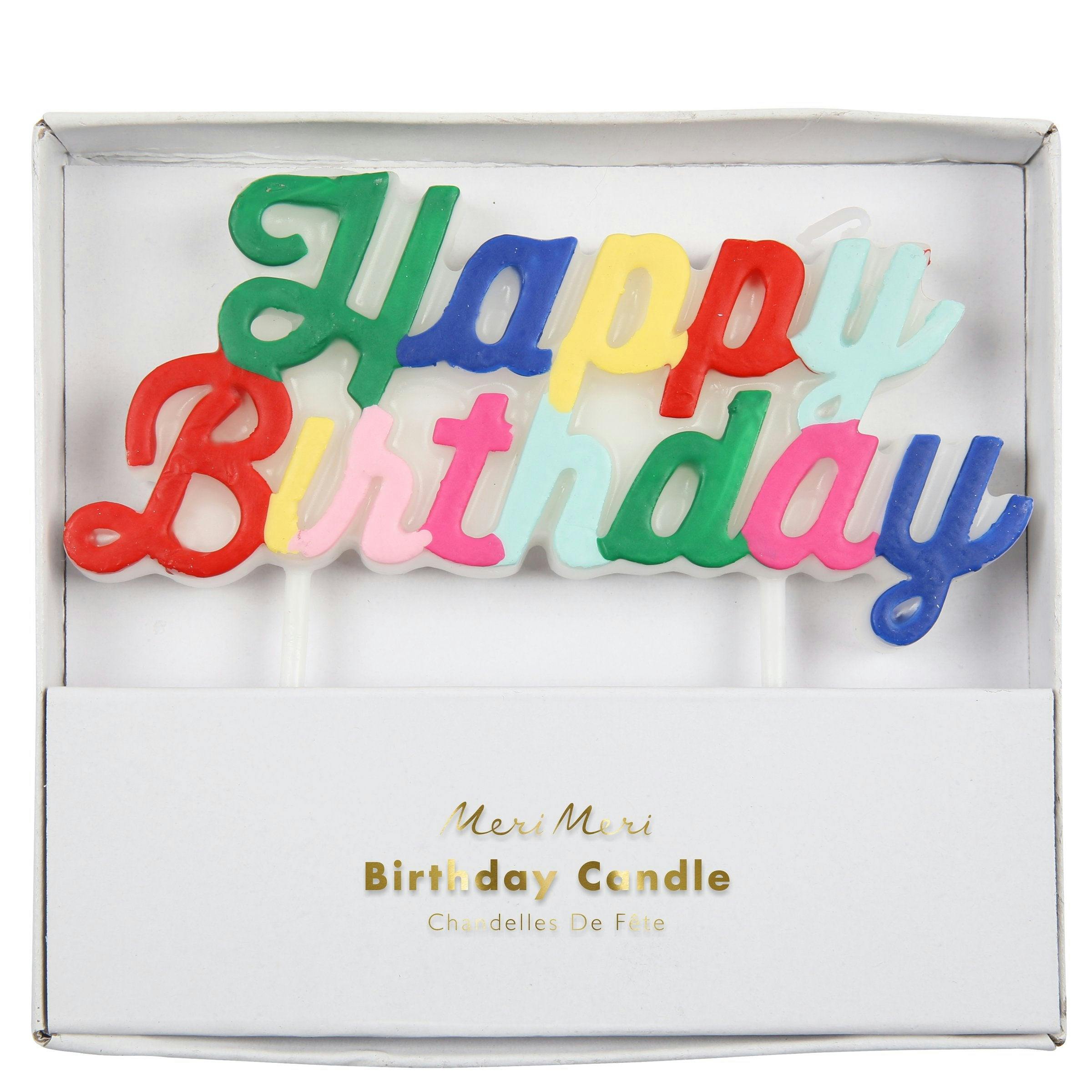 Happy Birthday Candle