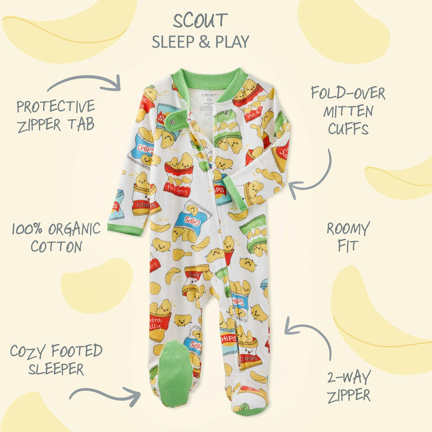 SCOUT Sleep & Play Baby Boys Pajamas
