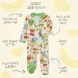 SCOUT Sleep & Play Baby Boys Pajamas