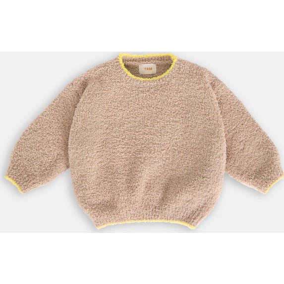 Boxy Piped Sweater