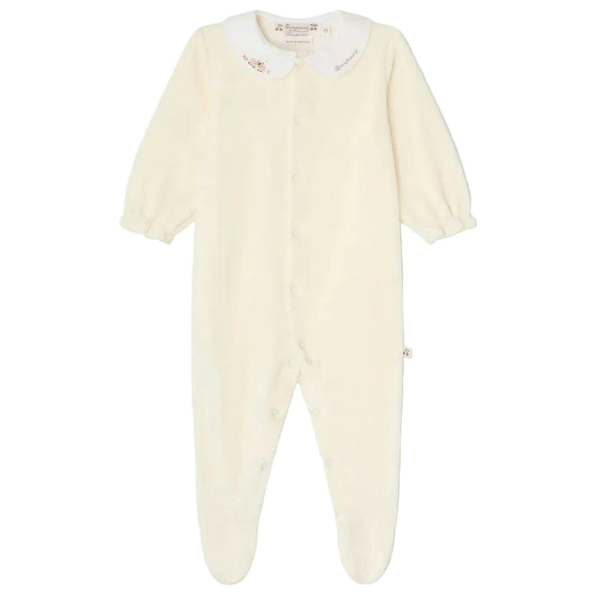 BONPOINT Tintina Sheep Friends Pajamas - Blanc Lait