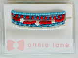 Red, White & Blue Bright Set of Five Bracelets
