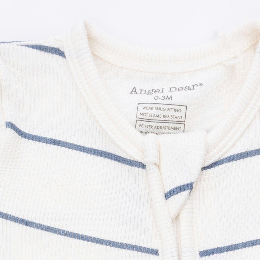 Vintage Stripe - 2 Way Zipper Footie
