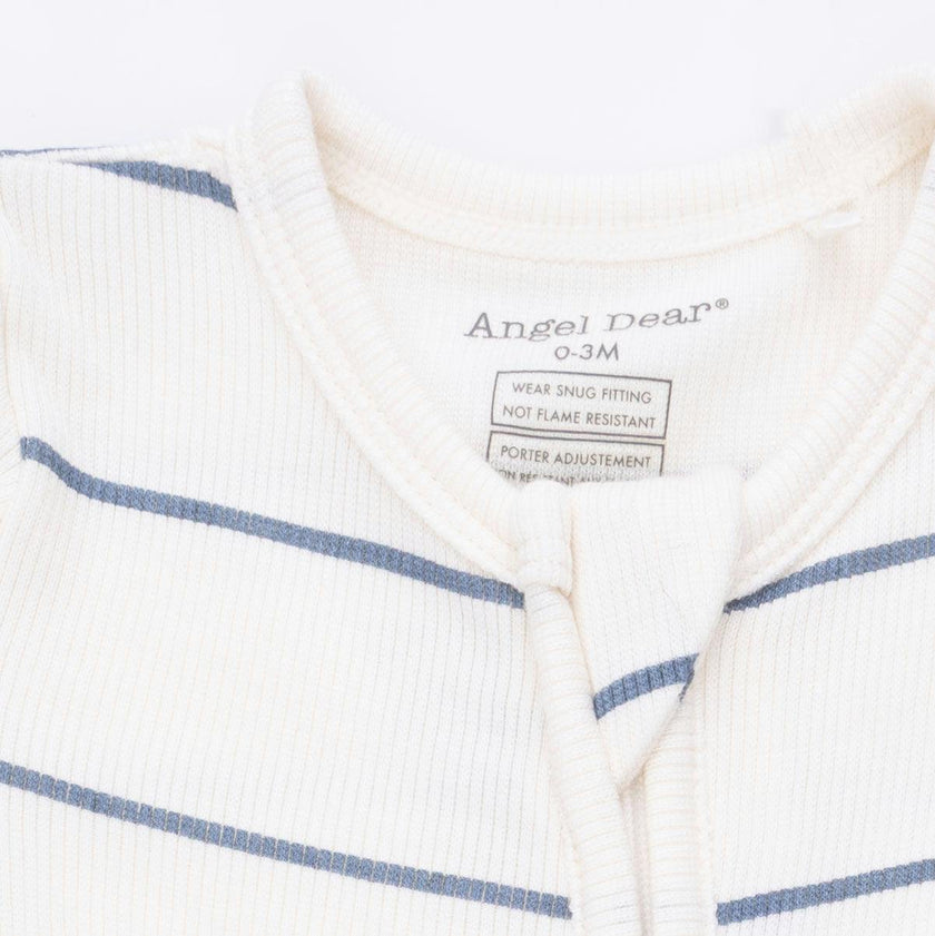 Vintage Stripe - 2 Way Zipper Footie