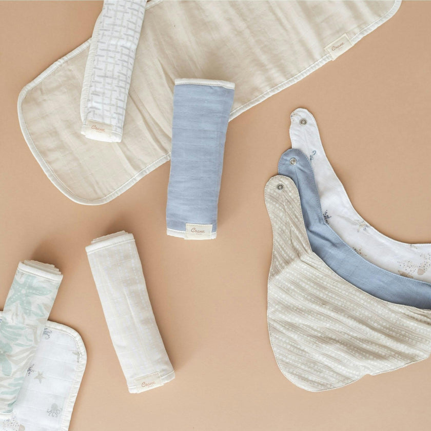 Cove 3-pc. Newborn Burp Cloth Set (Beach Life)