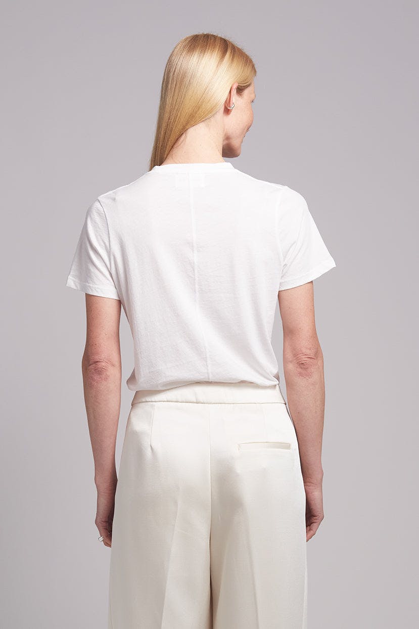 LARA CREW T-SHIRT | WHITE