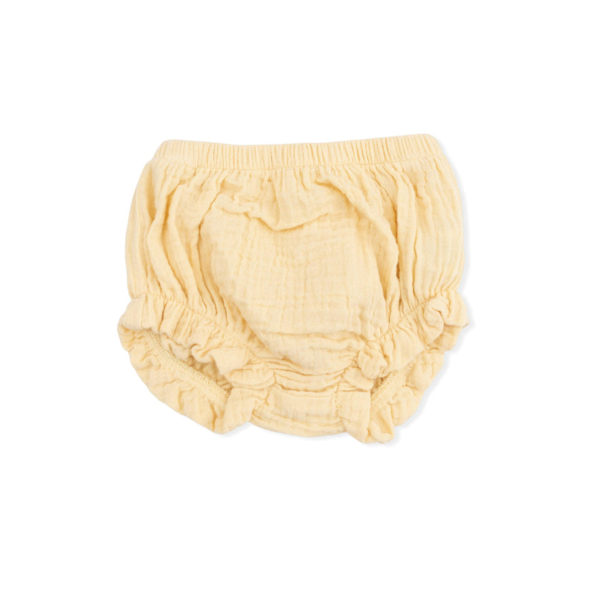 Solid Muslin Italian Straw - Smocked Top with Bloomer