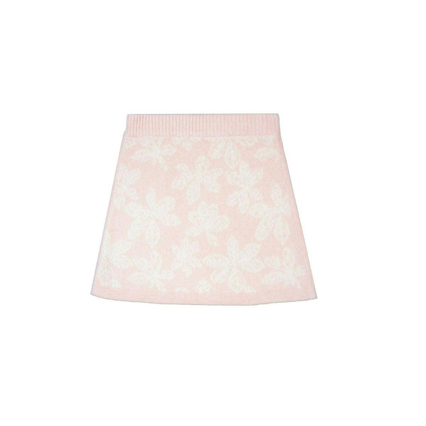 Chestnut Leaves Pencil Skirt | Blush