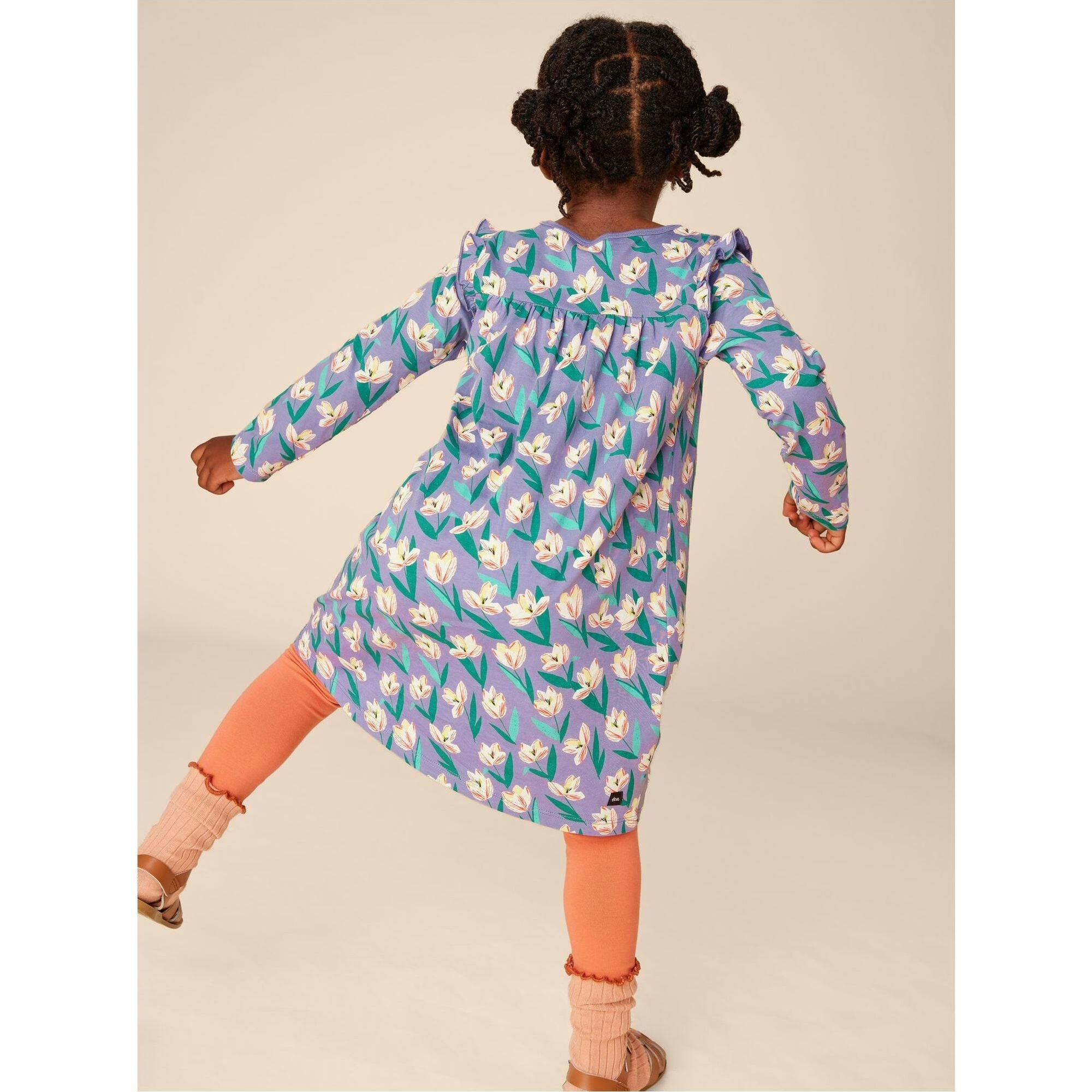 Original Print Long Sleeve Mighty Mini Dress, Multi