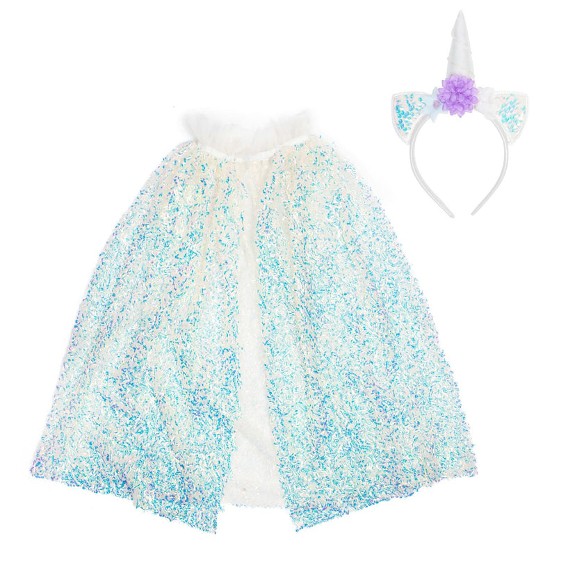 Unicorn Sparkle Cape and Headband
