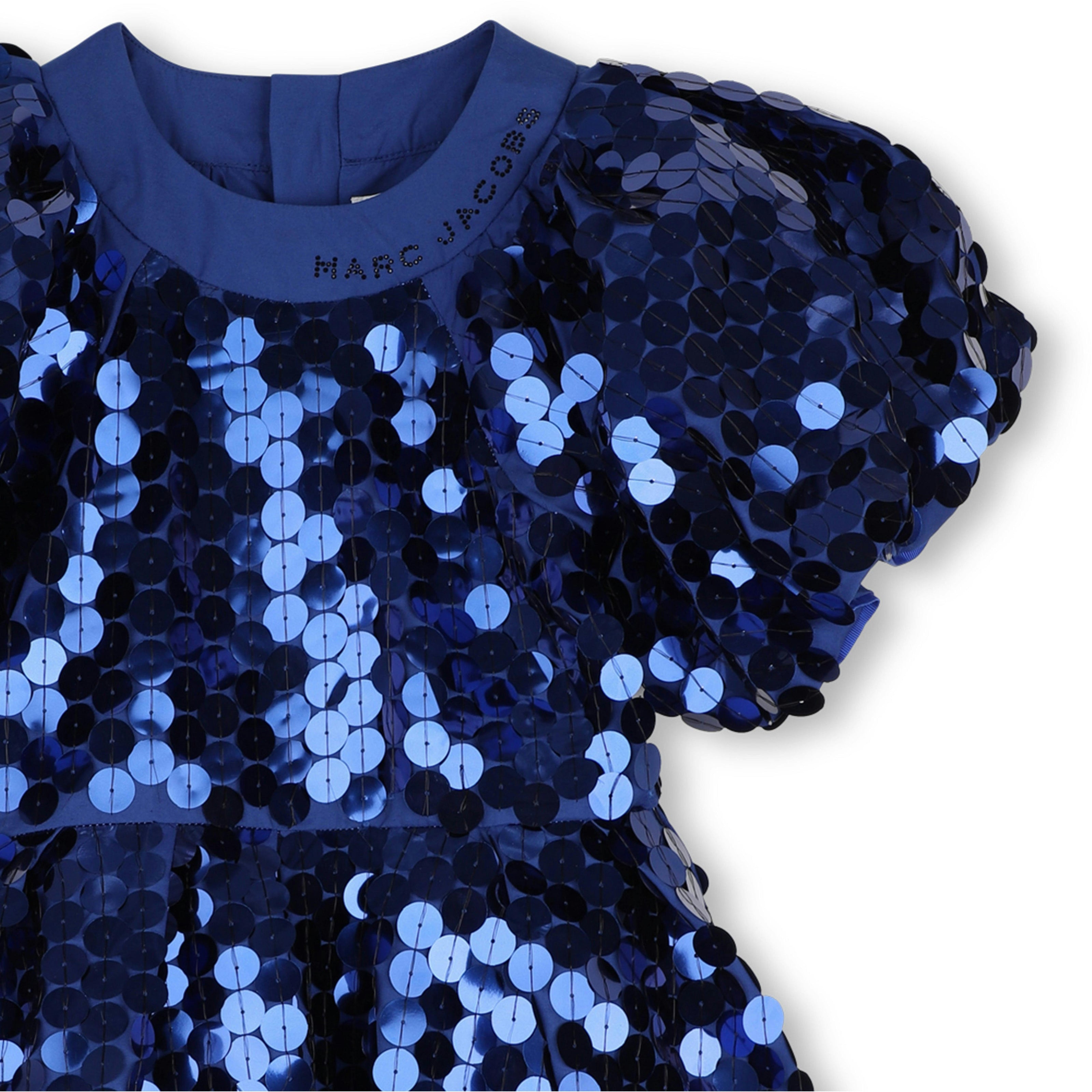 Navy Sequin Occasion Dress
