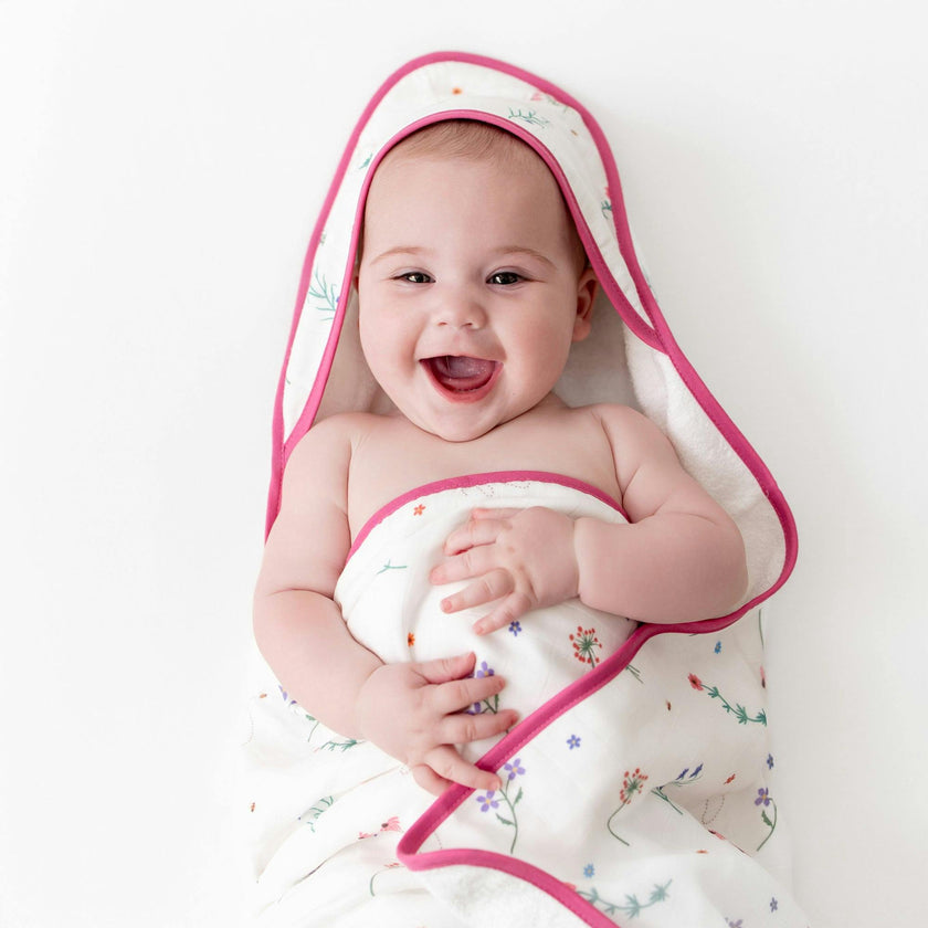 Wildflowers Hooded Towel Set