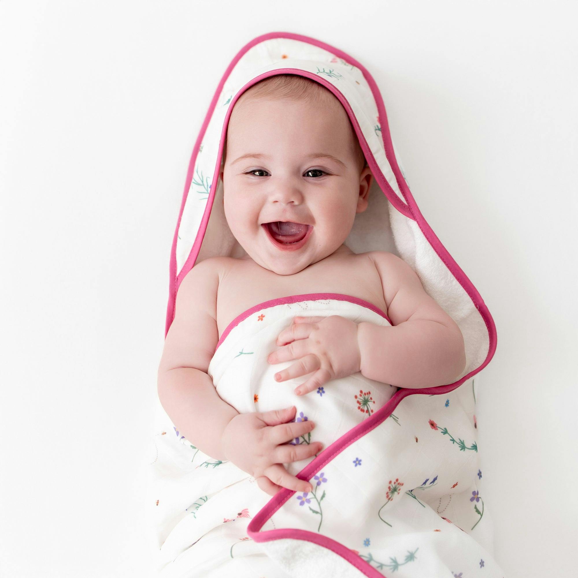 Wildflowers Hooded Towel Set