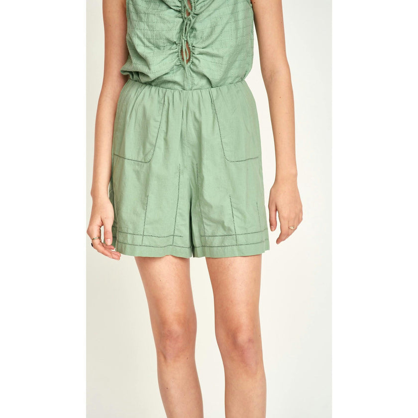 Woodstock Long Line Short in Mint