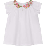 Made With Liberty Fabric Girls blouse Rose