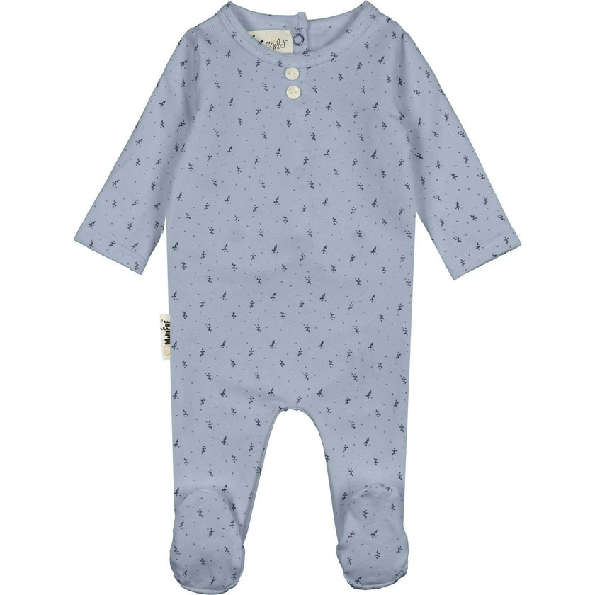 Buttons & Polka Dots Footie