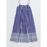 BALI STRIPED DRESS BLUE & WHITE